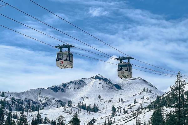 Scenic Sky Chair chairlift summer mountain view