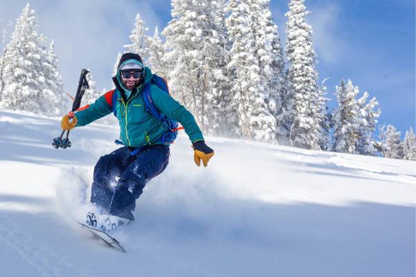 Snowboarding at Big Bear